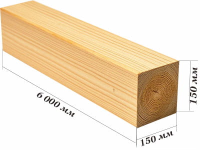 Брус 150х150х6000 купить